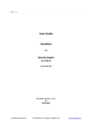 Image of CloudGate Security Expert- Visitor Management - User Guide