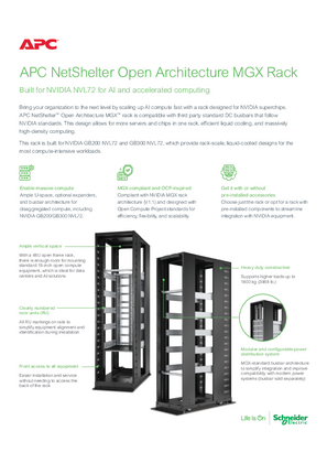 Image of APC NetShelter Open Architecture MGX Rack