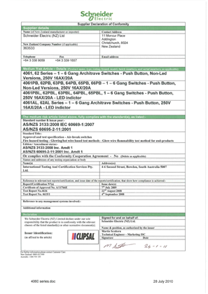 Image of Saturn Series, Declaration of Conformity