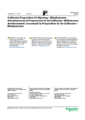 Image of California Proposition 65 Warning—Ethylbenzene