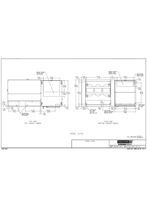 Image of MODEL 3/HVL OUTLINE DRAWING