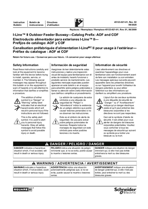 Imagen de Electroducto alimentador para exteriores I-Line™ II—Prefijos de catálogo: AOF y COF