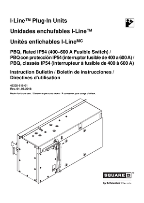 Image of I-Line Busway Plug-In Units Installation and User Guide