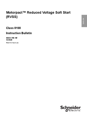Image of Motorpact™ IEC Reduced Voltage Soft Start (RVSS) User Guide