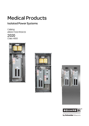Medical Products Isolated Power Systems Schneider Electric