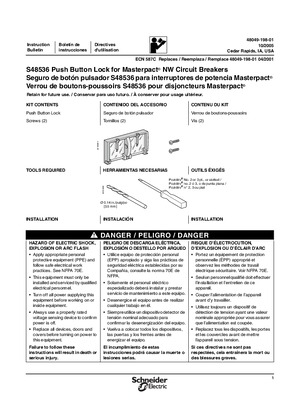 Image of Push Button Lock