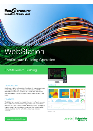 WebStation - EcoStruxure Building Operation Specification Sheet v6.0 ...