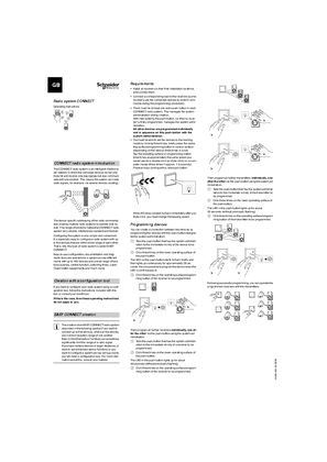 Image of Merten System M- Radio system CONNECT-User Guide (EN)