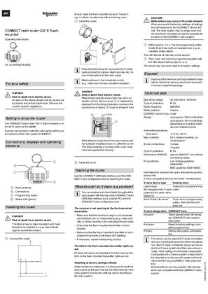 Image of Manual for RF Router FM CON