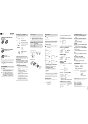 Bild von Merten-Einsätze- Universal-Dimmer für CFLs / LED-Lampen-Benutzerhandbuch (DE)