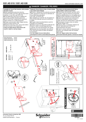 Image of TeSys GS - NFPA 79 internal handle kit - Instruction Sheet
