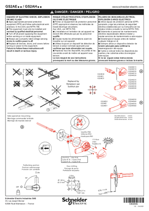 イメージ TeSys GS - GS2AEoo / GS2AHoo - Instruction sheet