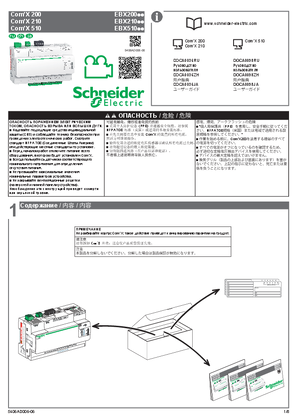 イメージ Com’X 200 / Com'X 210 / Com'X 510 指示シート RU/ZH/JA