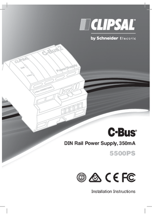 Image of C-Bus- Clipsal Power Supply-Installation Instructions (EN)