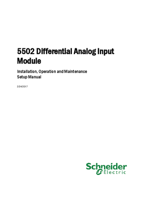 Image of 5502 Differential Analog Input Module