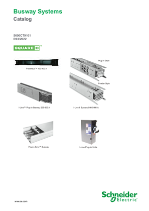 Imagen de Square D I-Line and Power-Zone Busway Systems Catalog