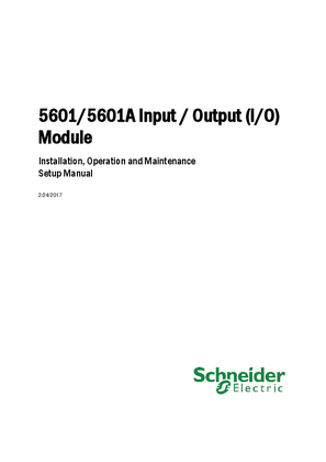 Bild av 5601 Input Output Module User Manual