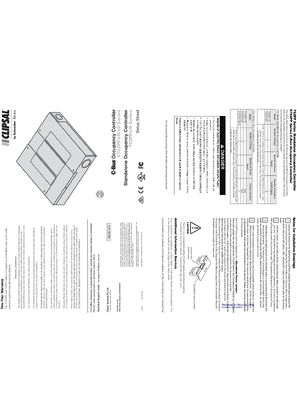 Image of Setup Sheet for 5752PP Series C-Bus Occupancy Controller