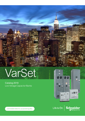 Image of VarSet Low Voltage Capacitor Banks Catalog