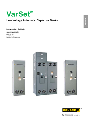 イメージ VarSet Low Voltage Automatic Capacitor Banks