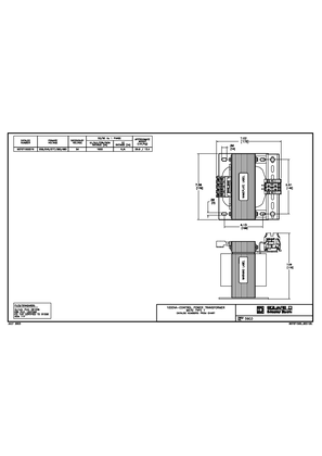 Image of 1000 VA - Control Power Transformer - 9070 T1000 Voltage Code D19