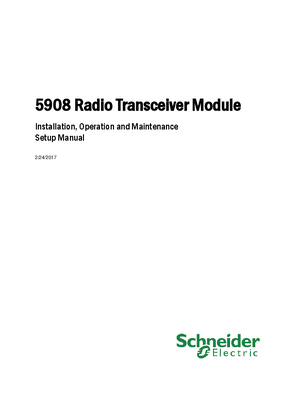 Image of 5908 Wireless Radio Transceiver User Manual