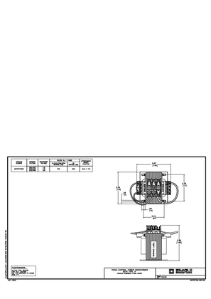 Image of 750VA-CONTROL POWER TRANSFORMER 9070 TYPE TF