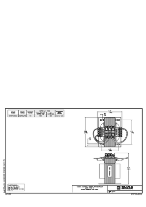 Image of 1000VA-CONTROL POWER TRANSFORMER 9070 TYPE TF