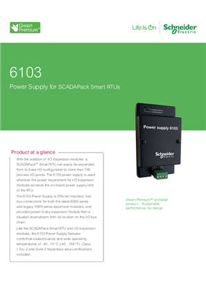 Kuva kohteesta 6103 Power Supply Datasheet A4