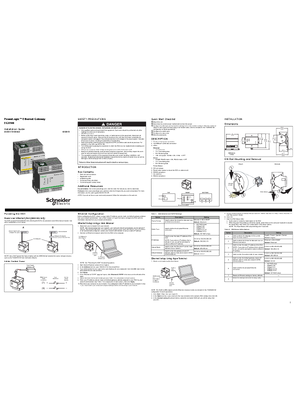 EGX100 Ethernet Gateway Installation Guide