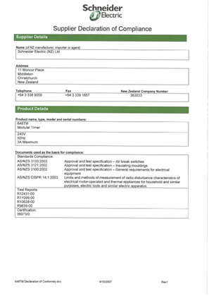 Image of 600 Series, 648TM, Declaration of Conformity