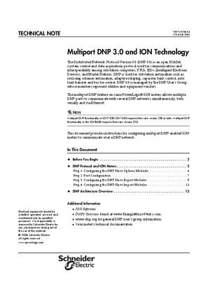Image of Multiport DNP 3.0 and ION Technology - EN