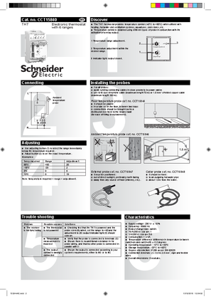 Image of Acti 9- TH7 Electronic Thermostat-User Guide (EN)