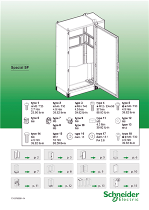 的映像 Spacial SF (assembled supply) and main accessories - Instruction Sheet