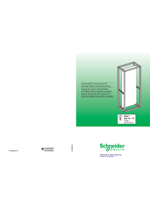 イメージ Spacial SF Intermediate fixing of the mounting plate, in advanced position