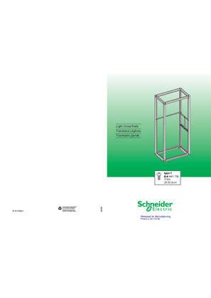 Image de PanelSeT SF SM - Light cross rails - Instruction sheet