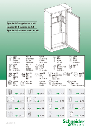 イメージ Spacial SF (kit supply) and main accessories - Instruction sheet