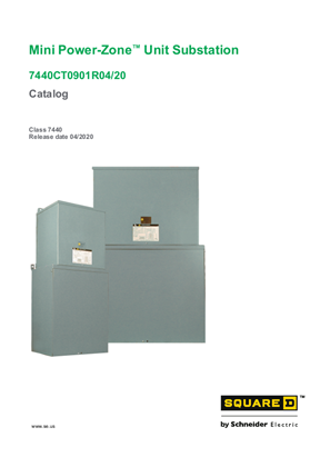 Imagen de Square D™ Mini Power-Zone Unit Substations