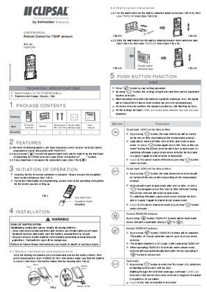 Image of User Guide for 752RC/HF Remote Control for 752HF Sensors