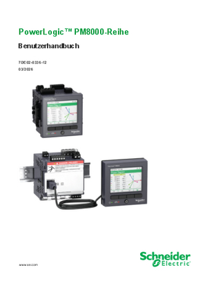 Image of PowerLogic PM8000 series User Manual DE