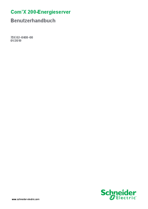 Image of Com''X 200 Energy Server User Manual - DE