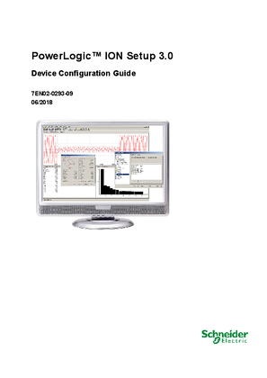 Image of PowerLogic ION Setup 3.0 Device Configuration Guide