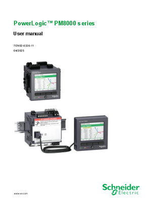 Pm8000 Series User Manual Schneider Electric