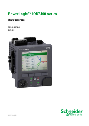 Image of PowerLogic ION7400 series - User manual