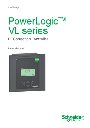 Image of PowerLogic™ VL series PF Correction Controller User Manual