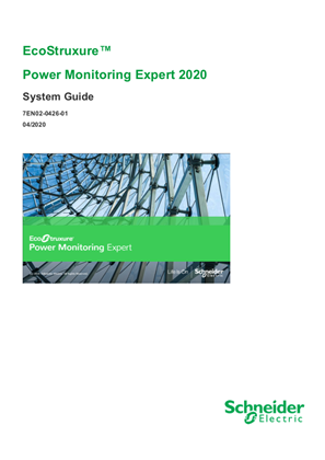 Image of Power Monitoring Expert 2020 System Guide