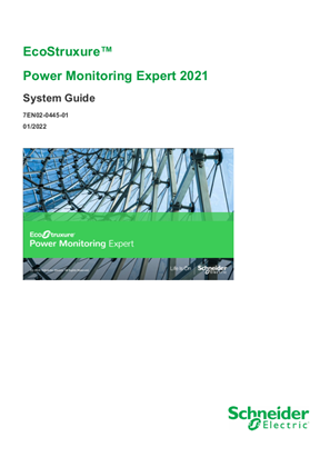 Imagen de Power Monitoring Expert 2021 System Guide