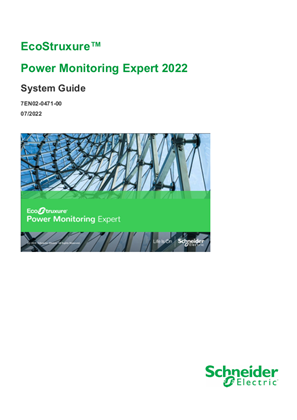 Bild von Power Monitoring Expert 2022 System Guide