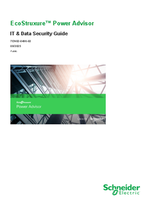 Imagen de EcoStruxure Power Advisor IT and Data security guide