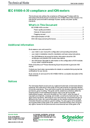 Imagen de IEC 61000-4-30 compliance and ION meters